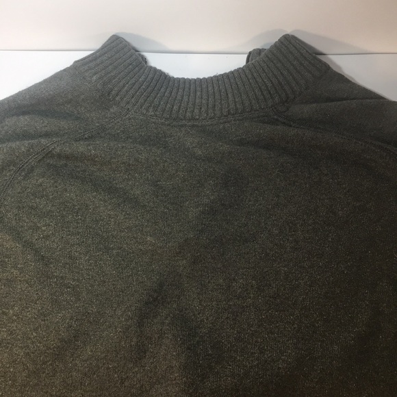 Eddie Bauer 1/4 Zip Sweater Sz XL Olive Green See Photos for Measurements - Picture 6 of 10